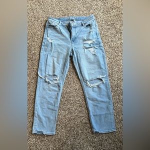 American eagle high rise mom jeans